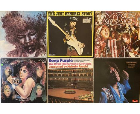 CLASSIC ROCK - LPs/7" COLLECTION. Rockin' split collection of 15 x LPs plus 26 x 7" (41 x releases in total). Artists/titles 