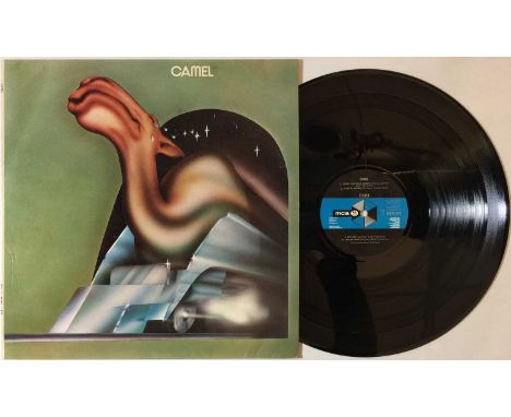 CAMEL - S/T LP (ORIGINAL UK BLUE/ BLACK HEXAGONAL - MUPS 473). Here we have an original UK LP pressing of Camel's 1973 self-t