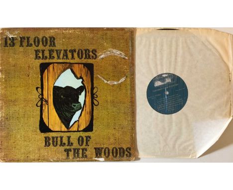 13TH FLOOR ELEVATORS - BULL OF THE WOODS LP (US STEREO OG - IA-LP #9). Here we have a superb original stereo pressing of the 