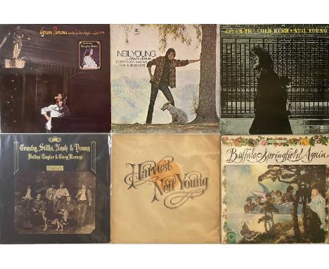 NEIL YOUNG/ JONI MITCHELL AND RELATED - LP PACK. A smashing pack of 18 LPs. Artists/ titles include Crosby Stills Nash &amp; 