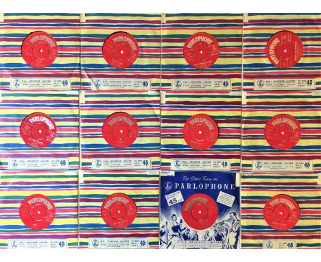 RED PARLOPHONE - 7" SINGLES. A quality collection of 40 7" singles released on Parlophone around the start of the 1960s on th