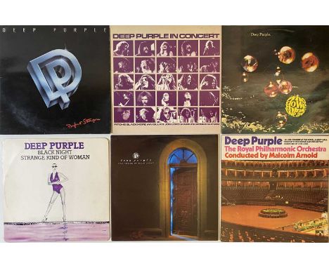 DEEP PURPLE AND RELATED - LPs. A superb selection of 14 LPs by Deep Purple and associated acts. Artists/ titles include Deep 