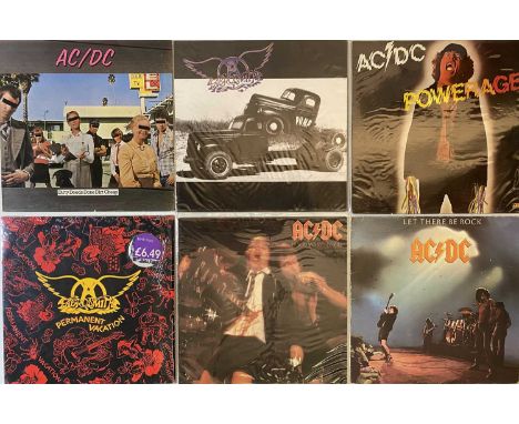 METAL/HEAVY ROCK - LPs. Brilliantly loud collection of 17 x (almost entirely) LPs. Artists/titles are AC/DC (x4) - Powerage (