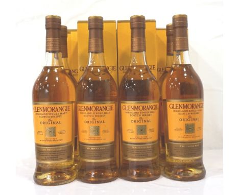 SIX BOTTLES GLENMORANGIE 10YOA full 6 bottles of Glenmorangie 10 Year Old Single Malt Scotch Whisky.  70cl.  40% abv.  All in