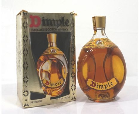 HAIG DIMPLE 70 PROOFA bottle of the iconic Haig's Dimple De Luxe Scotch Whisky.  26 2/3 Fl. Ozs.  70 Proof.  Distilled and bo