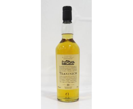 TEANINICH 10YO - FLORA & FAUNAOne of the most interesting and unusual distilleries in Scotland, using a Mash Press (one of on