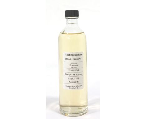 BOWMORE 8YO DOUGLAS LAING SAMPLEA tasting sample bottle of Bowmore 8 Year Old Single Malt Scotch Whisky.  200ml.  46% abv.  B