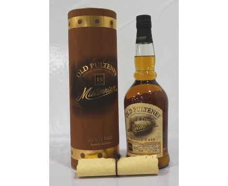 OLD PULTENEY 15YO MILLENNIUM EDITIONA much sought after bottling the Old Pulteney 15 Year Old Millennium Edition Single Malt 