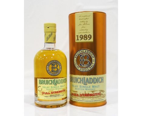 BRUICHLADDICH 1989 FULL STRENGTHBottled to showcase the attributes of cask strength Bruichladdich 1989 1st Edition Full Stren