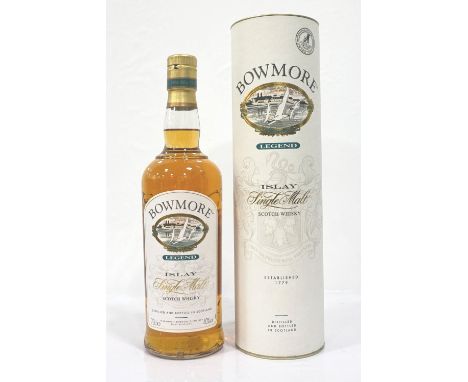 BOWMORE LEGEND The Bowmore Legend Single Malt Scotch Whisky comes from the oldest distillery on Islay and the only Scottish d