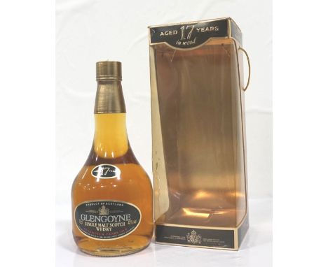 GLENGOYNE 17YOA fantastic bottle of the Glengoyne 17 Year Old Single Malt Scotch Whisky bottled in the 1980s in this groovy s
