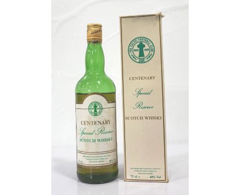 CELTIC FOOTBALL CLUB CENTENARY SPECIAL RESERVEA bottle of the Celtic Football Club Centenary Special Reserve Blended Scotch W