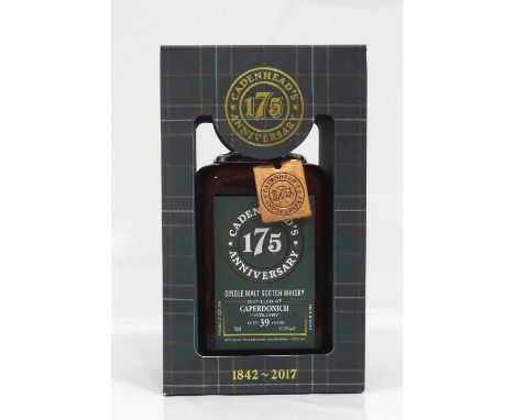 CAPERDONICH 39YO - CADENHEAD'SBottles as part of the 175th Anniversary celebrations for Cadenhead's, this is an aged and high
