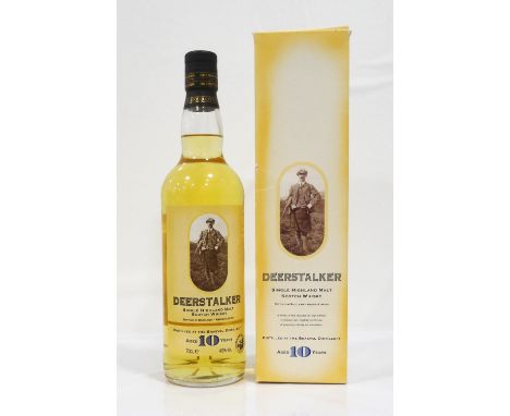 DEERSTALKER BRAEVAL 10YOBottled for small Independent bottler Aberko Limited.  Deerstalker Braeval 10 Year Old Single Malt Sc