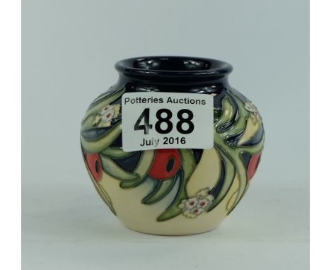 Moorcroft Ankerwyke Yew vase limited edition height 7cm