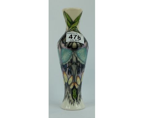 Moorcroft Indigo Lace vase height 21cm 