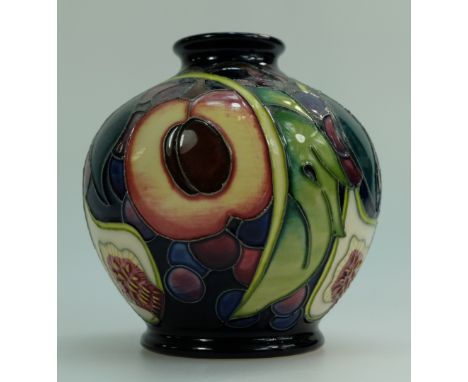 Moorcroft Queens Choice vase dated 2000 11cm