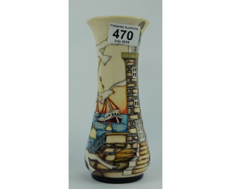 Moorcroft limited edition Out at Sea vase height 21cm 