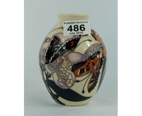 Moorcroft Butterfly vase height 13cm