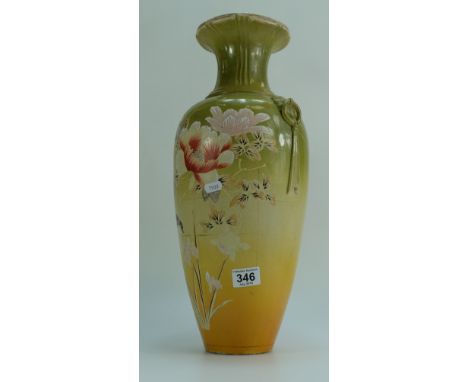 Large 20th Century Japanese export earthenware vase (damaged)
