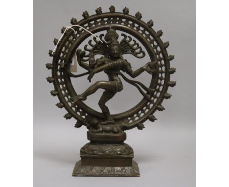 A bronze Hindu figure