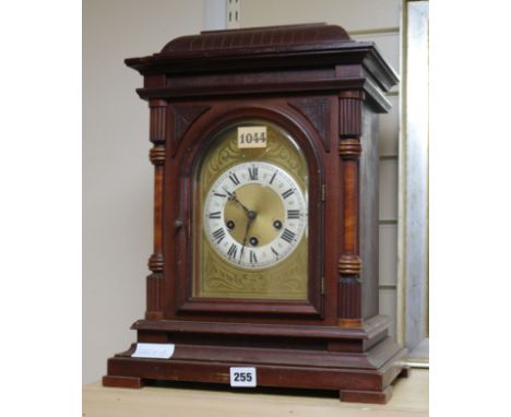 A Junghans mahogany mantel clock height 42cm