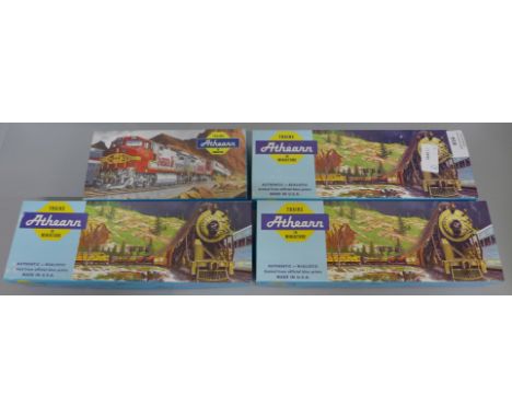 Four Athearn 00 gauge model locomotives, boxed 