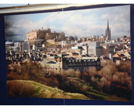 Unknown Artist
'St Leonard's & Edinburgh Castle from Holyrood Park'
Photographic print on canvas, 87 x 128cm