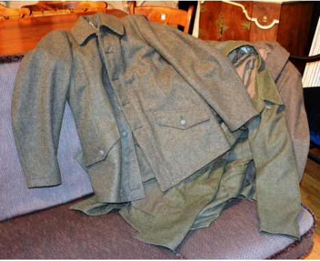 Five Swedish Army jackets c.1940's/50's, stamped Haga and C48 to one (5)