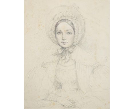 
	
		Follower of Jean-Auguste-Dominque Ingres, 
		Portrait of a lady
		Pencil
		24 x 18.5cm (9¼ x 7¼ in.)
		
		
		Condition R