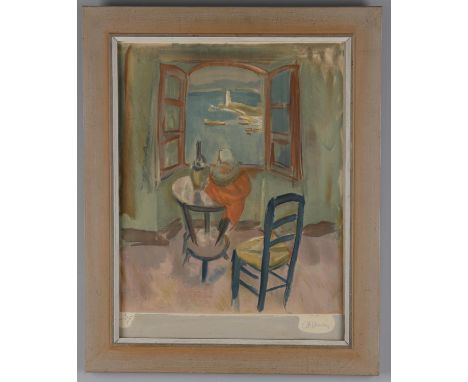
	
		λ&nbsp;Charles Camoin (French 1879-1965), 
		La fenêtre de l'atelier de Saint Tropez
		Lithographic limited edition prin
