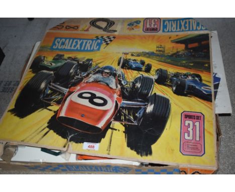A Scalextric Sports Set 31 in original box with internal packaging, both cars present