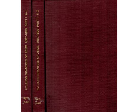 Titled Rylands Grantees of Arms named in Docquets and Patents between the years 1687 and 1898 Part I A-J pages 209 plus Part 