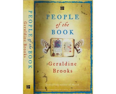 Geraldine Brooks Writer unsigned paperback book titled People of the Book pages 372. First Edition. Good condition. Sold on b