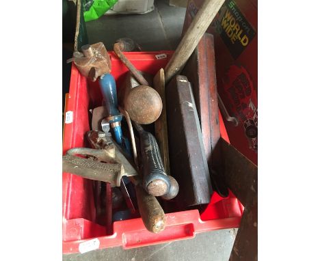 A box of old tools  