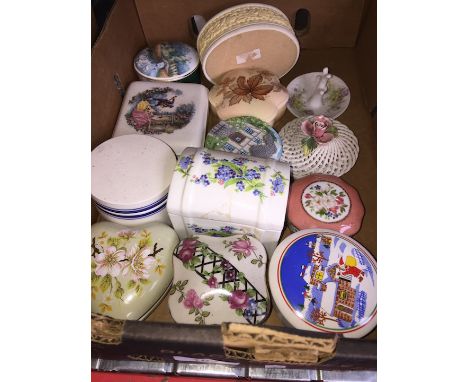 A box of trinket boxes  