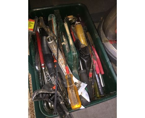 Tray of tools  