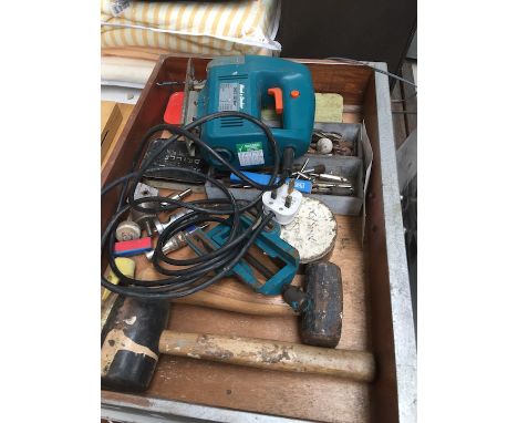 Box of misc tools  