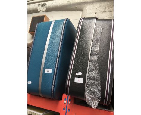 2 vintage travel cases  
