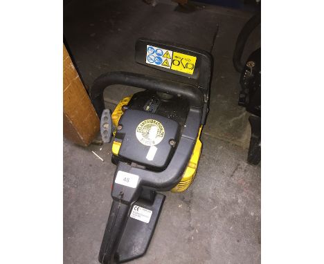 A Maccat petrol chainsaw  