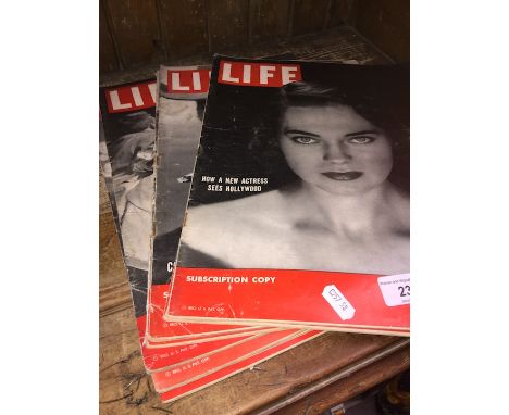 Quantity of vintage Life magazines - mainly 1949 - 1950  
