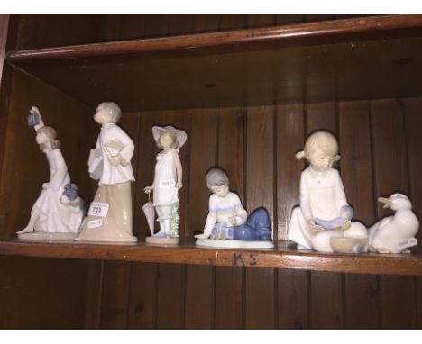 Six Nao figures  Condition - good, no damage/repair.