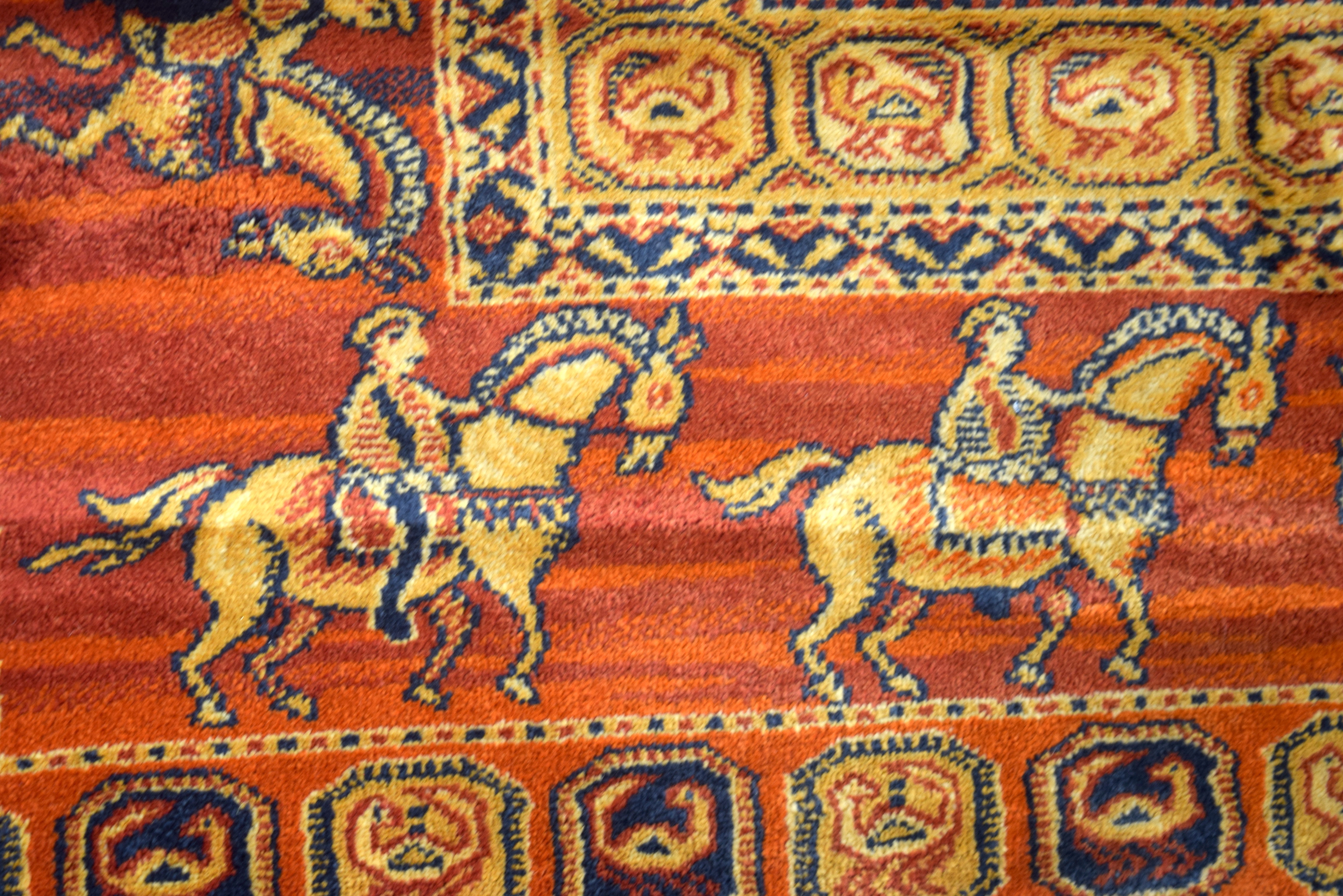 A 20TH CENTURY COPY OF THE OLDEST PAZYRYK RUG, “The Oldest Carpet In