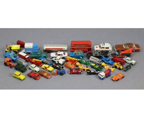 Forty various Corgi &amp; Corgi Junior die-cast scale model vehicles, all unboxed.
