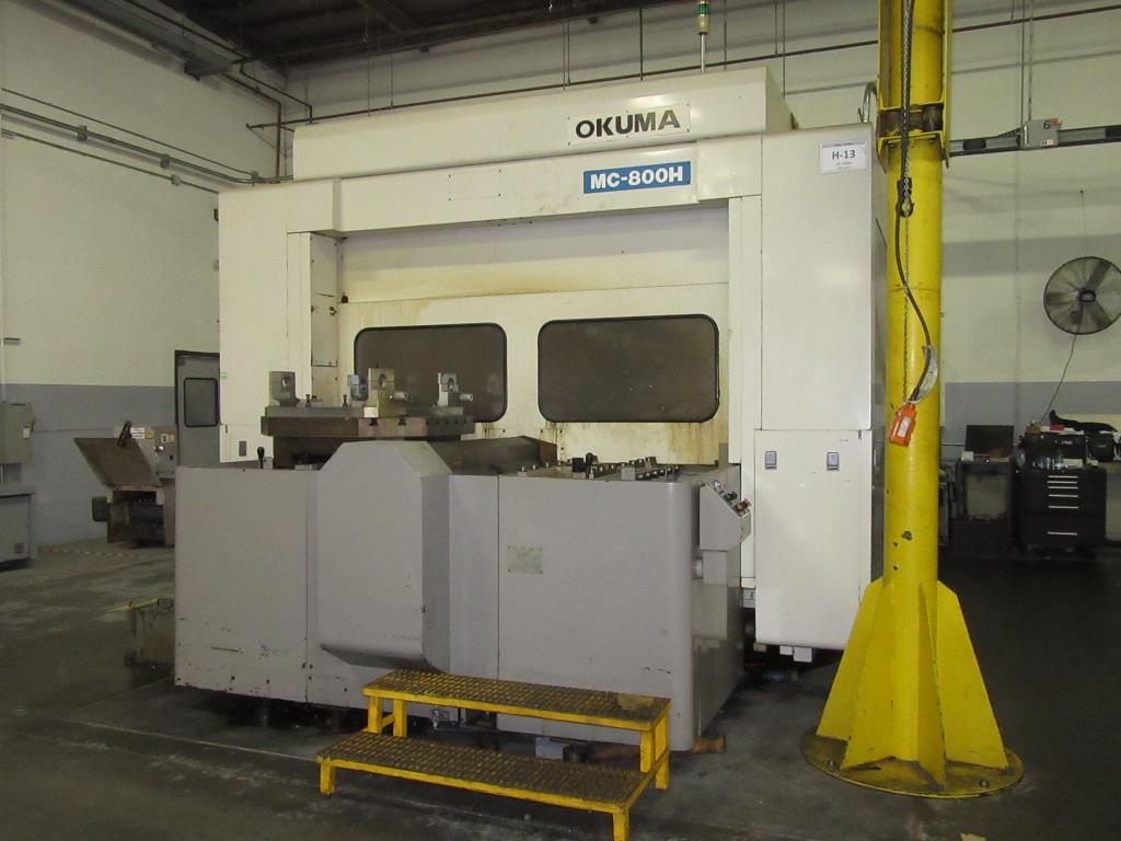Lot 100 - Okuma MC-800H. 1999 - CNC Horizontal Machining Center with OSP