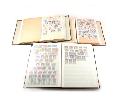 Stamps: Collection of First Day covers, in five albums, together with eight stock books. (Qty: 2 boxes)