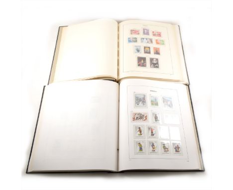 Stamps: Monaco, five album collection including some First issues.