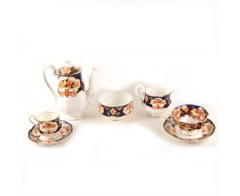 A Royal Albert part tea and coffee service, Heirloom pattern.