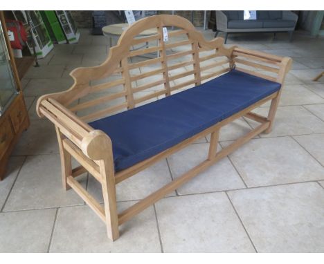 A new Oliver Heartwood Cardington 180cm bench with cushion RRP £509.98 