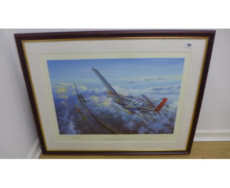Final victory print by Simon Atack 72/500 with signatures. Good condition, minor knocks toframe. 67x87cm 